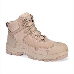 Portwest FD04 Composite Nubuck Leather Mid Boot Stone S3S HRO SR FO SC LG Size 3