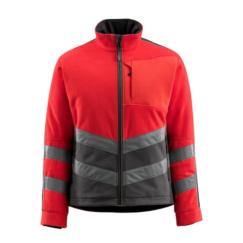 Mascot Safe Supreme Sheffield Fleece Jacket High Vis Red / Dark Anthracite Large