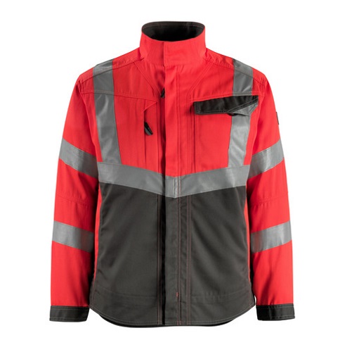 Mascot Oxford Safe Supreme Work Jacket Red / Dark Anthracite XL Clearance