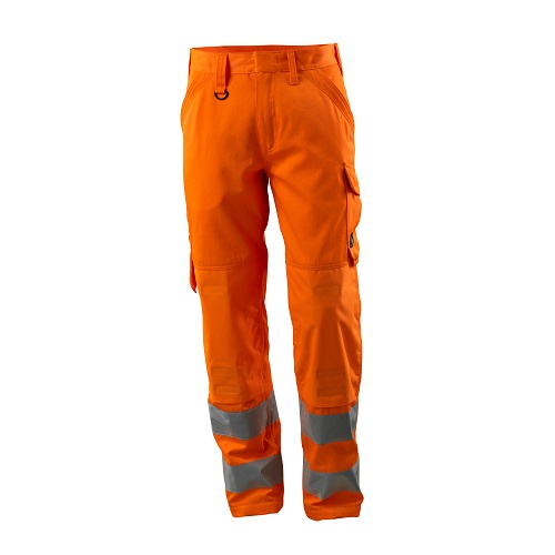 Mascot Safe Light Geraldton Trousers with Knee Pad Pockets Orange 38.5 Reg