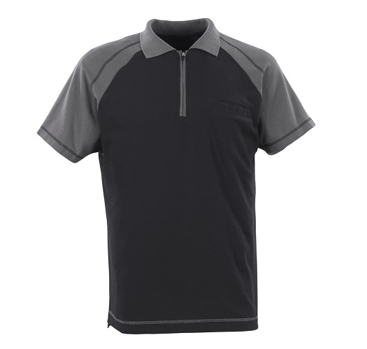 Bianco Polo Shirt Black / Anthracite Small