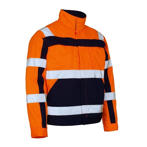 Mascot Cameta Safe Compete Work Jacket Orange / Navy S
