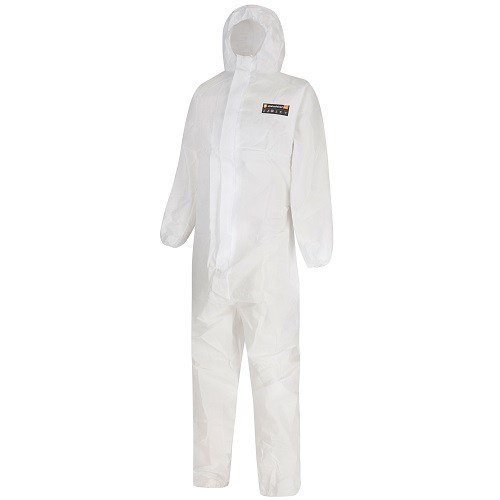 Alphashield 2000+ Hooded Coverall White Small