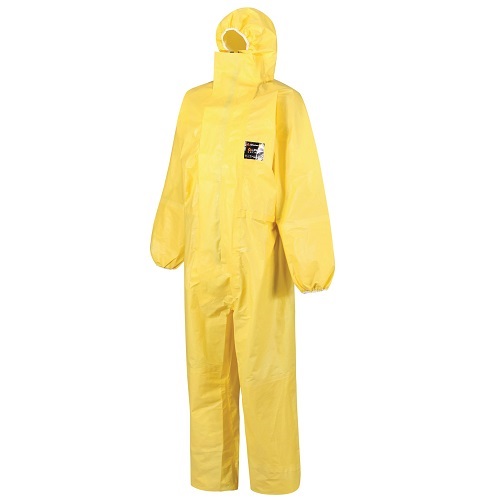 Alphachem X150B Chemical Boilersuit Yellow Small