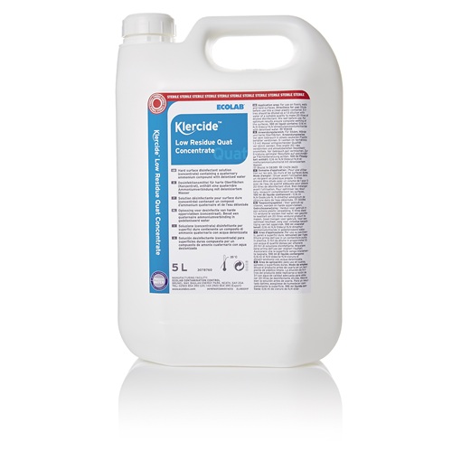 Klercide Low Residue Quat Concentrate 4 x 5 litres