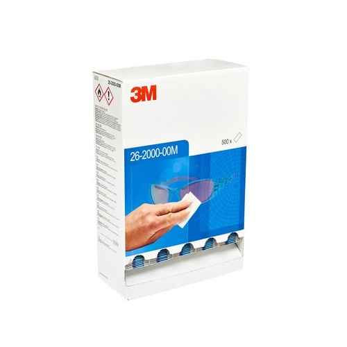 3M™ Disposable Lens Cleaning Tissue Dispenser 500 Sachets