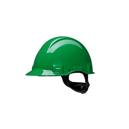 3M™ Hard Hat Uvicator Pinlock Dielectric 440v Green G3001CUV-GP