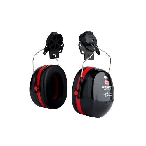 3M™ PELTOR™ Optime™ III Ear Defenders 34 dB Black / Red Helmet Mounted (Replaces P9 Z3IHME)