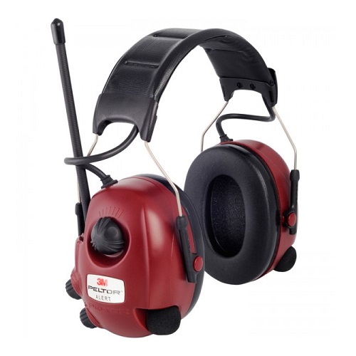 3M™ PELTOR™ Alert Radio Headset 30dB Headband Red