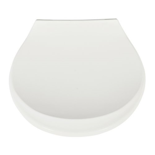 White Plastic Toilet Seat