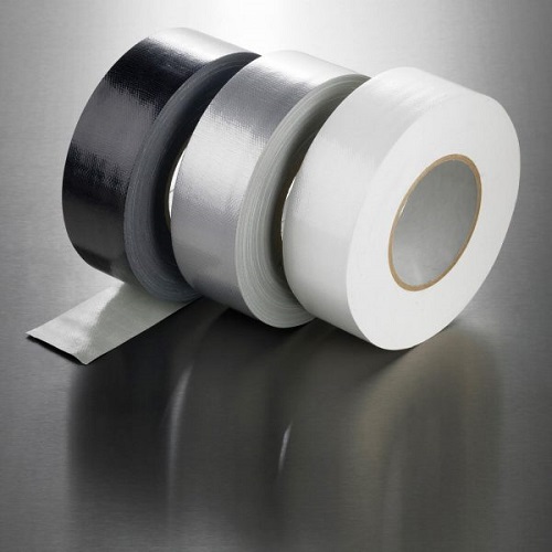 Black Polycloth Tape 25mm x 50m Single Roll