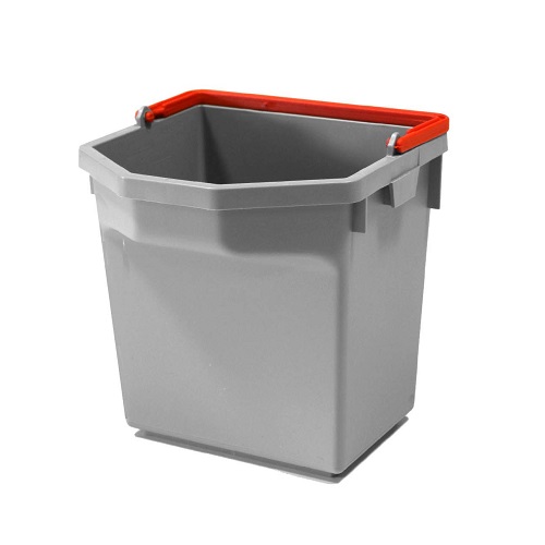 Bucket Grey with Red Handle 5 litres