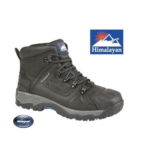 Himalayan Waterproof S3 Boot Black Size 4