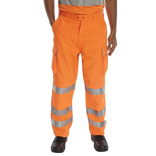 Hi-Vis Delo Trousers Orange 28