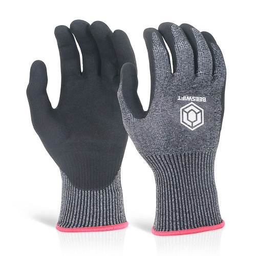 Nitrile Coated Micro Foam Gloves Cut D Small