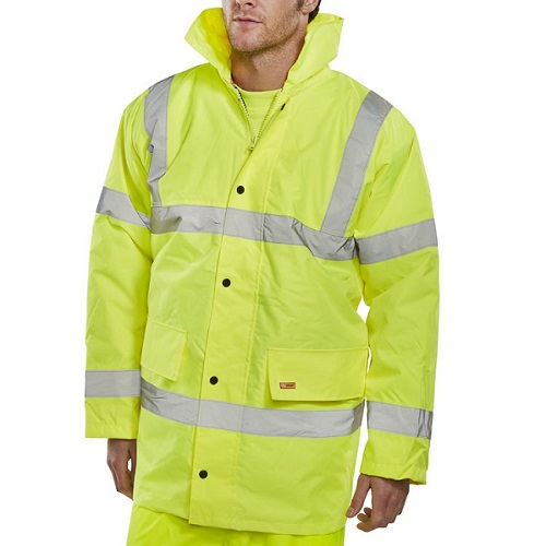TJSGECO Hi-Vis Budget Constructor Jacket Yellow S