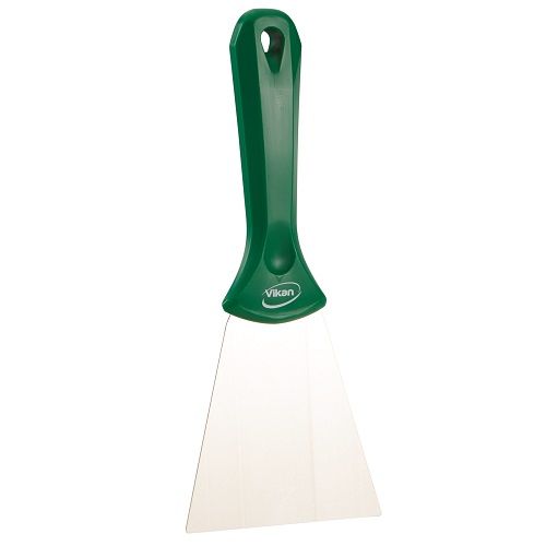 Stainless Steel Hand Scraper 100 mm Green