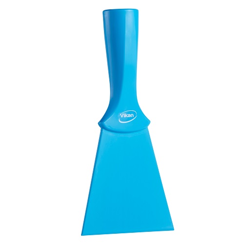 Nylon Scraper with Threaded Handle 100 mm Blue