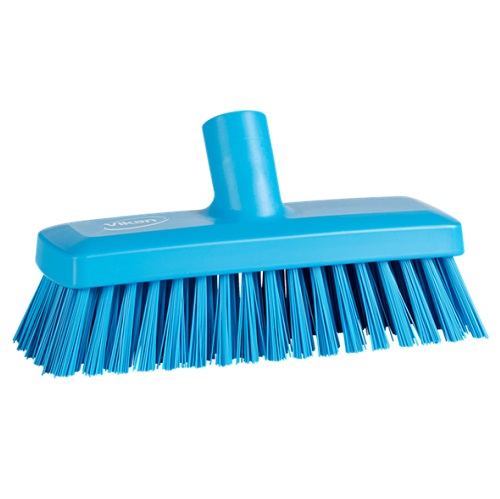 Vikan Compact Wall / Deck Scrub 225 mm Hard Blue