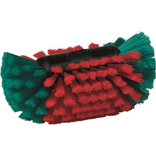 Rim Cleaner Brush Water Fed 240 mm Soft/Split Black with Red / Green Filaments