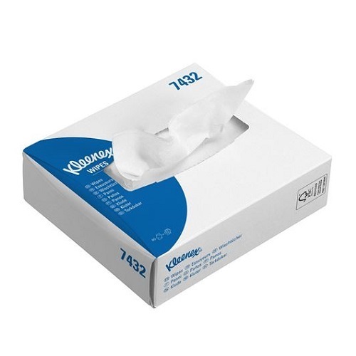 Soft Lens Cleaning Tissues White 2 Ply Small Box of 80 Sheets