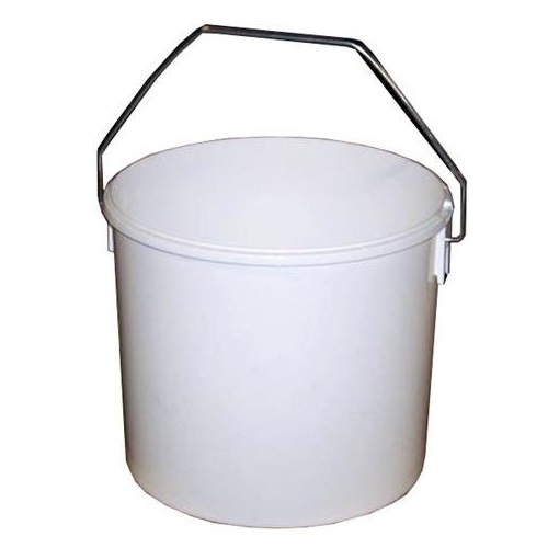 5 litre Plastic Container with Lid White