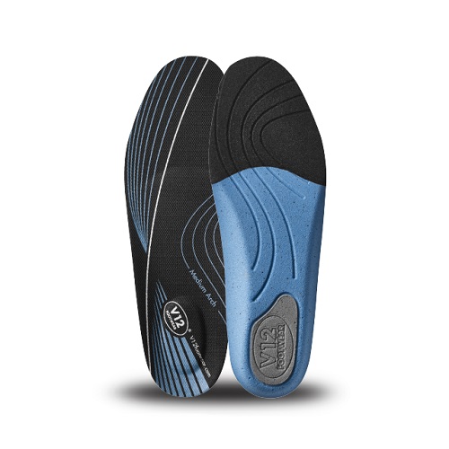 Mens Dynamic Arch Insoles Blue - Medium Arch Size 3