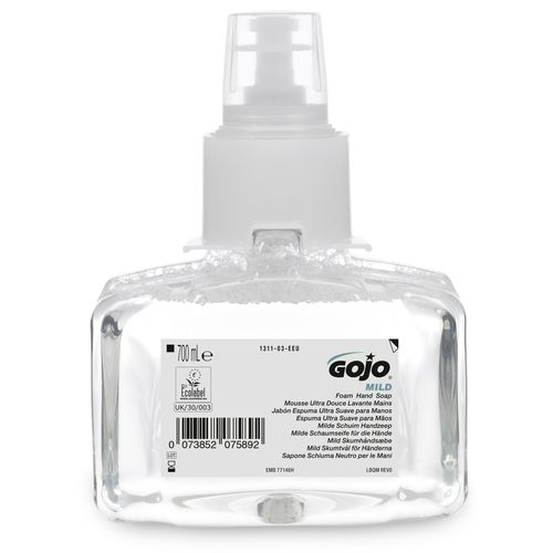 LTX-7 GOJO Mild Foam Hand Soap 3 x 700 ml