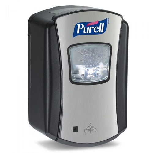 PURELL® LTX-7™ DispenserTouch-Free Dispenser Black / Chrome for PURELL® Hand Sanitizer