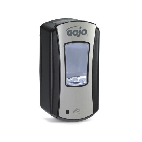 GOJO LTX-12 Touch Free Dispenser Brushed Chrome / Black 1200 ml