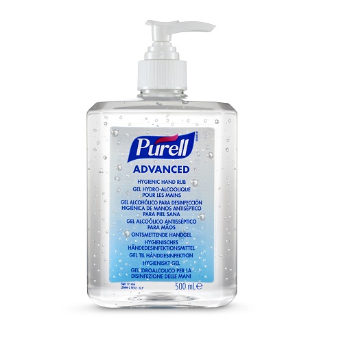 PURELL® Advanced Hygienic Hand Rub 500 ml Pump Bottle (Please order in 12's)
