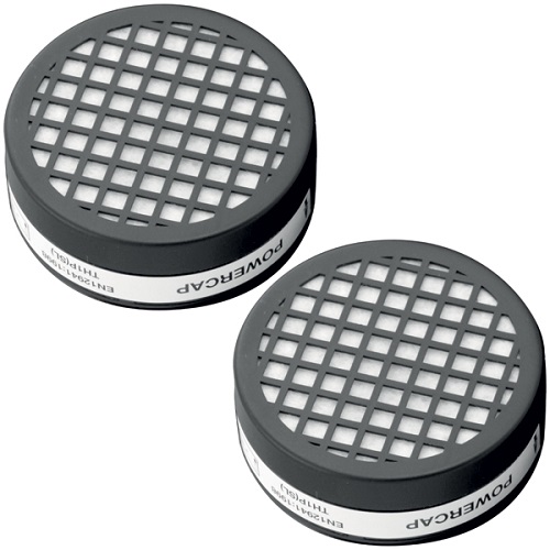 JSP Powercap TH1P Filters Black - Pair