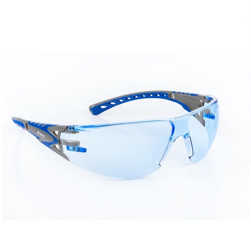 Stream Evo Safety Specs Blue Lens Anti-Scratch Anti-Fog Tecton 400