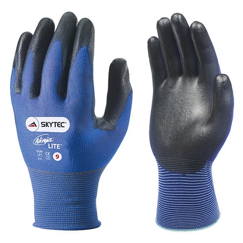 Skytec Ninja Lite Ultra Lightweight Gloves Blue / Black Medium