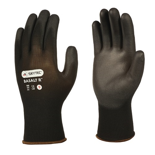Skytec Basalt R PU Palm Glove Black Size Small 7