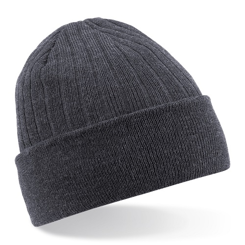 B447 Beechfield Thinsulate Beanie Dark Graphite