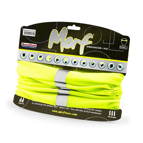 Hi-Vis Morf Neck Warmer Yellow One Size