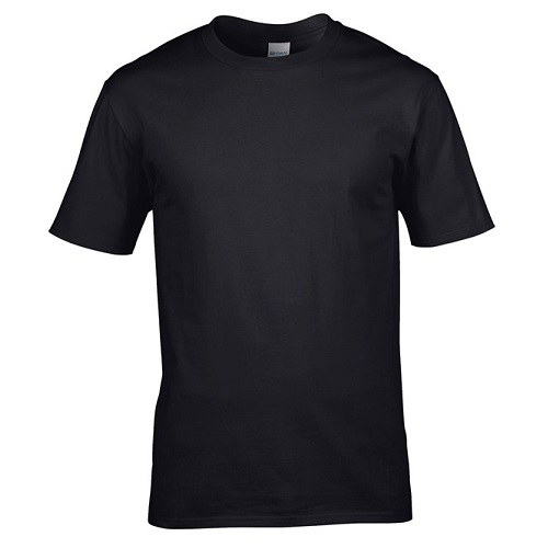 GD008 Premium Cotton T Shirt Black Small