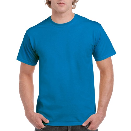 Gildan Ultra Cotton T Shirt 100% Cotton 200 gsm Royal Small