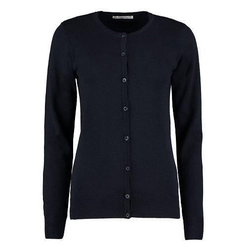 KK355 Arundel Crew Neck Ladies Cardigan Navy Small