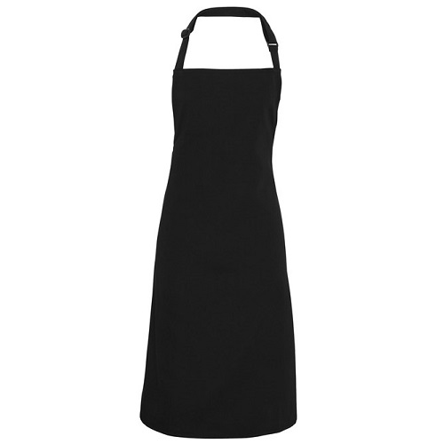 PR167 100% Polyester Bib Apron Black