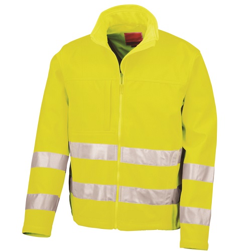 Hi-Vis Softshell Jacket R117X Yellow Small