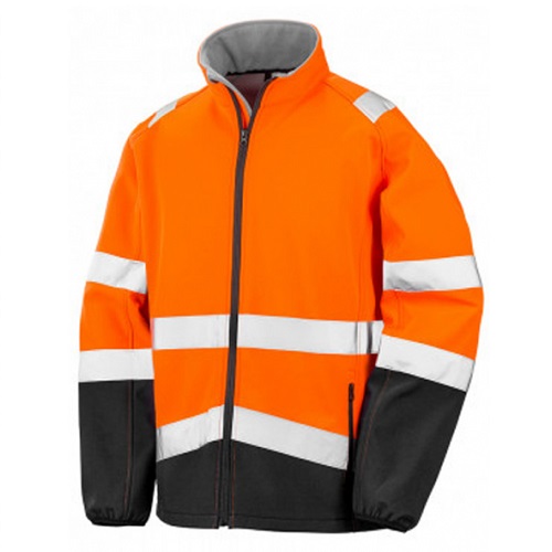 RS450X Printable Softshell Jacket Orange / Black Large