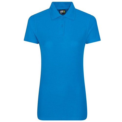 RX101F Ladies Pro RTX Polo Shirt Sapphire Blue Medium