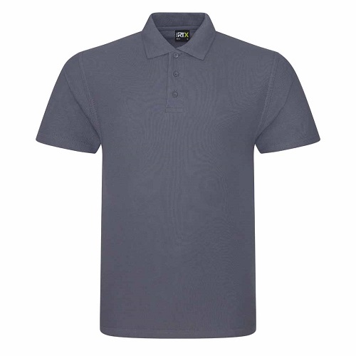 RX101 Pro Polo Shirt Solid Grey Small