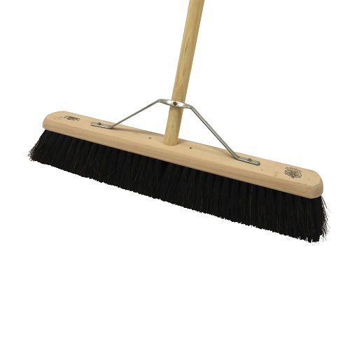 Platform Broom 24" Medium / Soft Complete with Handle / Stay