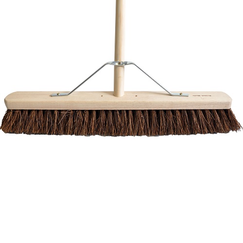 Platform Broom 36" Medium / Soft Complete with Handle / Stay