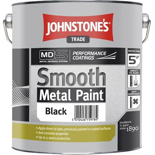 Smooth Metal Paint Black 750 ml