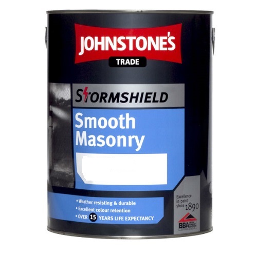 Stormshield Smooth Masonry Paint Black 5 litres