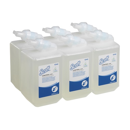 SCOTT CONTROL Foam Frequent Use Hand Cleanser 6 x 1 litre